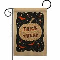 Patio Trasero 13 x 18.5 in. Eerie Trick or Treat Garden Flag with Fall Halloween Double-Sided  Vertical Flags PA3873027